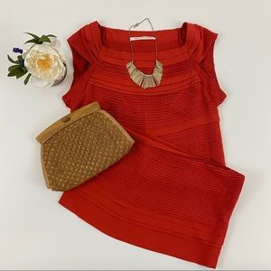 Diane von Furstenberg pleated red mini dress ♥️